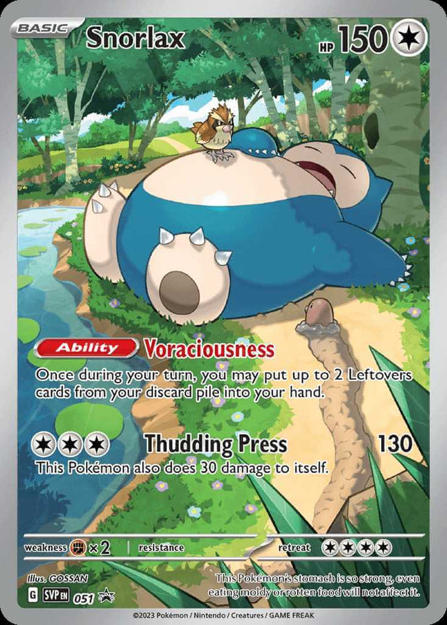 Snorlax - SVP051 - SV Black Star Promo English (Sealed)
